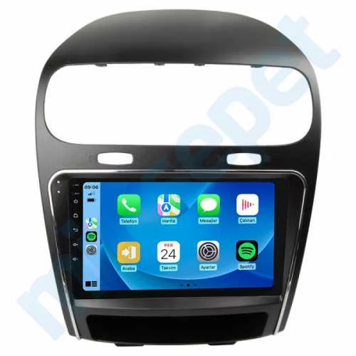 Fiat Freemont 2010-2015 8 GB Ram 128 GB Hafıza Qled 10.1 İnç Android Auto ve CarPlay Multimedya Sistemi ürün görseli