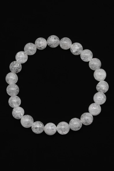 Necef Doğal Taş Bileklik 8 mm Küre Kesim - Resim 2