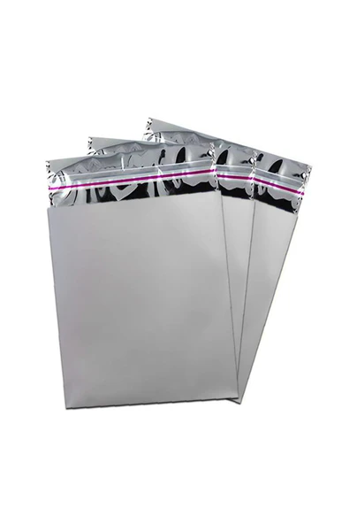 ALPJOY Metalize Poşet Lüks 50li 40x60 Gümüş