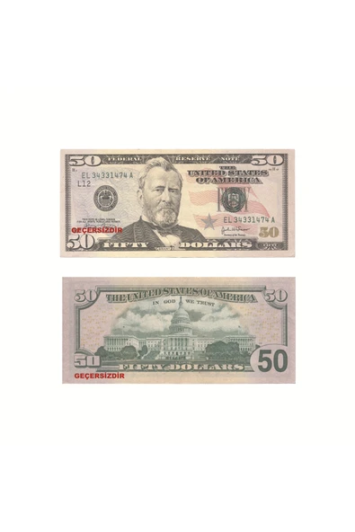 ALPJOY Oyuncak Kağıt Para 50li 50 USD - 1