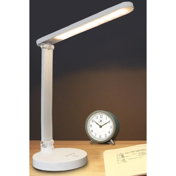 Şarjlı 40 Led Çalışma Okuma Işığı Kademeli Masa Lambası - 2