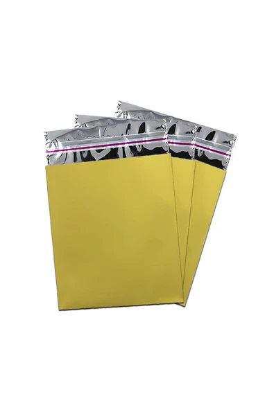 ALPJOY Metalize Poşet Lüks 50li 35x50 Altın