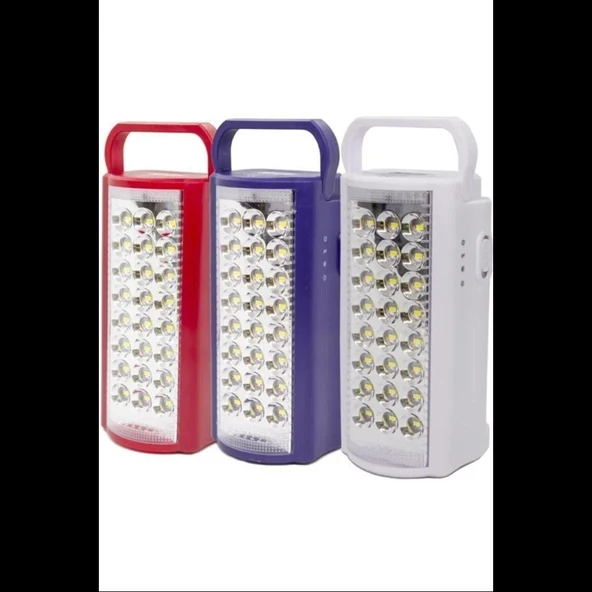 24 Büyük Ledli 80 Saat Yanan Powerbank Özellikli Akülü Led Işıldak - Resim 2