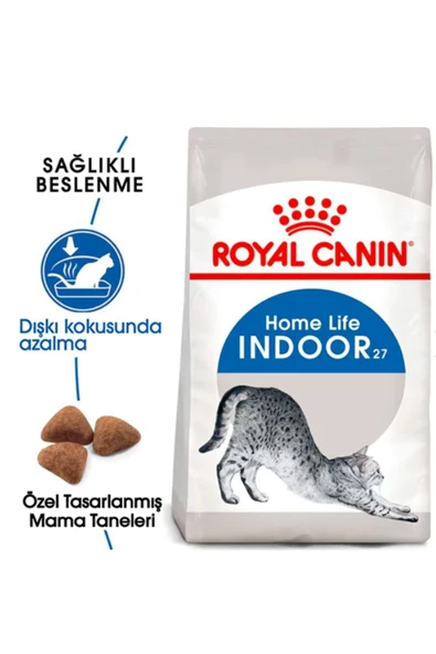 Indoor Ev Kedileri İçin Kedi Maması 400 gr ürün görseli 1