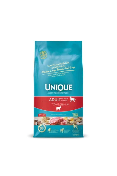 Köpek Maması Adult Medium Large Kuzulu 12 Kg