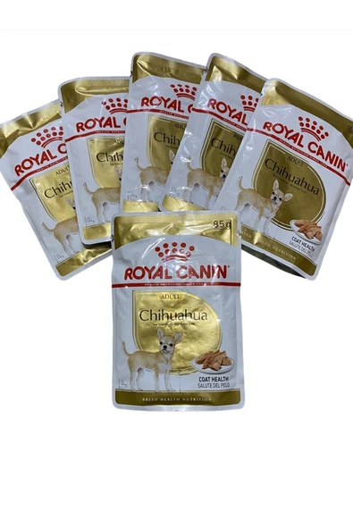 Chihuahua Adult Pouch Yaş Köpek Maması Konserve Köpek Maması 6x85gr