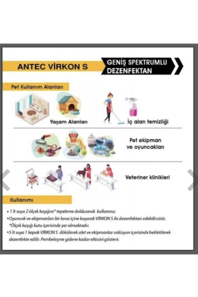 Refarm Virkon S 250 gr Geniş Spektrumlu Virüsidal Dezenfektan. 900741 - 2