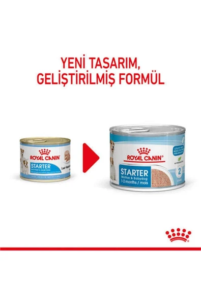 Starter Mousse Anne ve Yavruları İçin Köpek Konservesi 195 Gr - 2