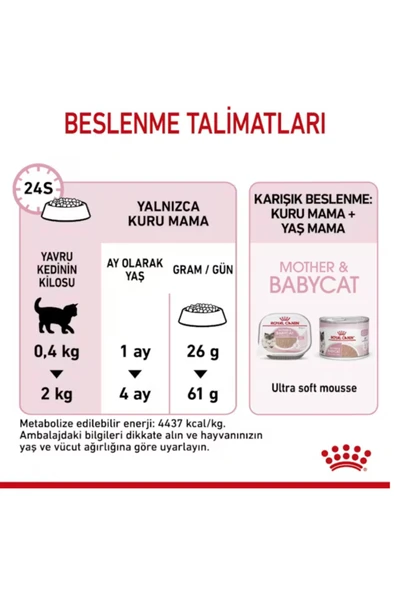 Mother&baby Cat Yavru Kedi Maması 400 Gr - Resim 8