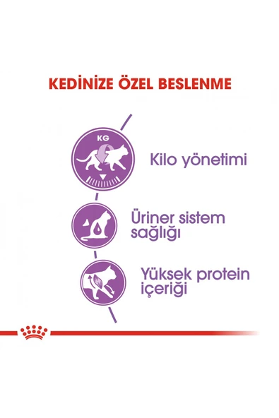 Sterilised37 Kısırlaştırılmış Kediler Için Kuru Kedi Maması 4kg - Resim 3