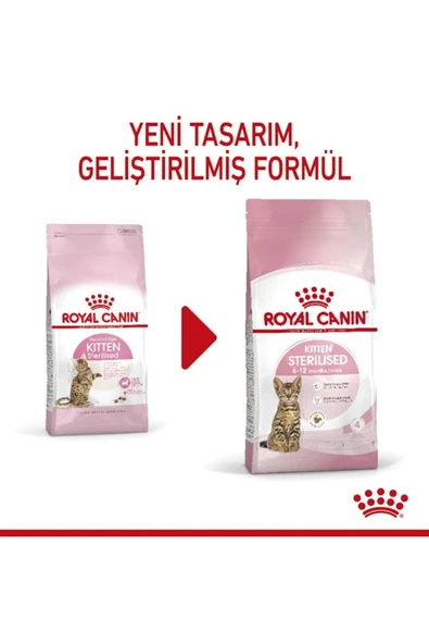 Kitten Sterilised Kısırlaştırılmış Yavru Kedi Maması 2kg - Resim 4