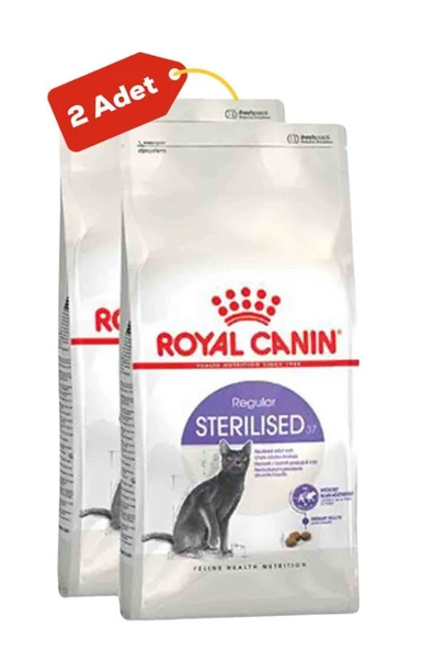 Sterilised 37 Kısırlaştırılmış Yetişkin Kedi Maması 400gr + 400gr ürün görseli 1