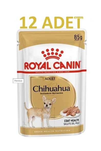 Chihuahua Yaş Köpek Maması 12 Adet 85 gr Pouch ürün görseli