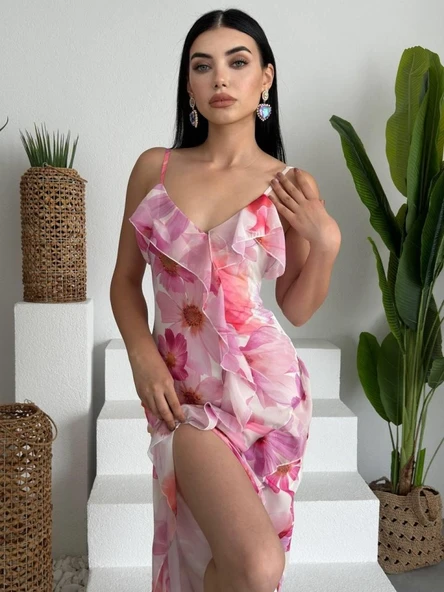 DASE İP ASKILI ELBİSE ürün görseli