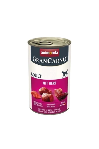 Grancarno Sığır Etli Ve Yürekli Yetişkin Köpek Konservesi 400gr