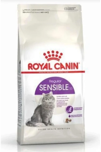 Sensıble33 Kedi Maması 2kg Orjinal Paketinde