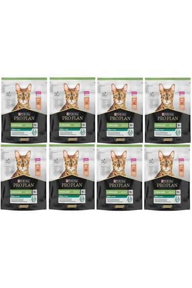 Proplan Sterilised Somon Kısır Kedi Maması 400 Gr*8 Adet ürün görseli