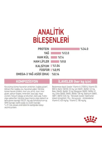 Kitten Sterilised Kısırlaştırılmış Yavru Kedi Maması 2kg - Resim 8