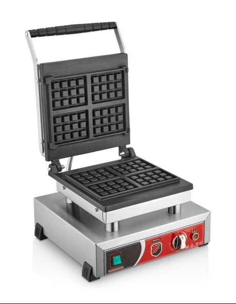 Işıkgaz Dörtlü Kare Waffle Makinesi ürün görseli