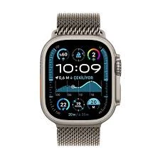 Apple Watch Ultra 2 GPS + Cellular 49mm Naturel Titanyum Kasa + Naturel Titanyum Milano Loop - L - 2