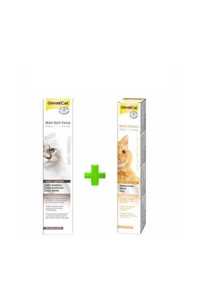 Multivitamin 100 gr +  Malt 100 gr Kedi Macunu