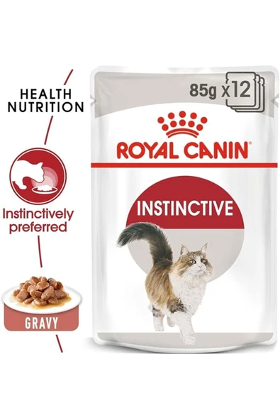 Instinctive Gravy Pouch Yaş Kedi Maması 85 gr x 12 Adet - Resim 2