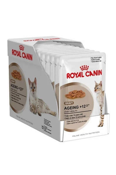Ageing +12 Yaşlı Gravy Kedi Konservesi 85gr X 12 Adet ürün görseli 1