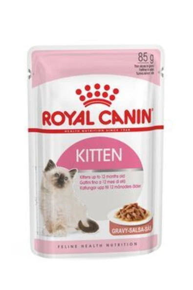 Royal Canın Yavru Kedi Yaş Mama 12 Adet X 85 Gr Kitten Gravy Soslu