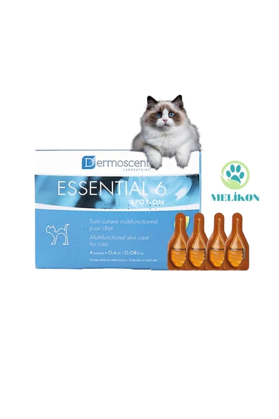 Essential 6 Kediler Için Deri Bakımı Ve Koku Giderici Damla - 2