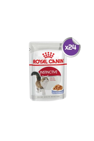 Instinctive Jelly Yetişkin Konserve Kedi Maması 85 Gr 24 Adet