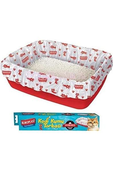 Ekstra Güçlü Kedi Kumu Torbası 7 Adet