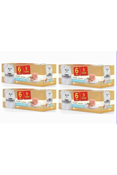 Ton Balık Yetişkin Kıyılmış Kedi Konservesi 6 Al 5 Öde 4 Adet