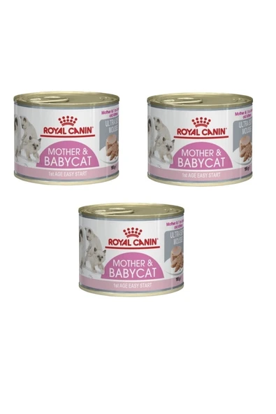 Mother & Baby Cat Kedi Konserve 195 Gr. X 3 Adet