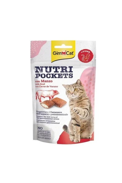 Nutripockets Kedi Ödülü Biftekli Malt 60gr