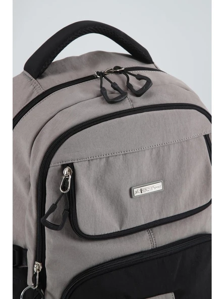 Ççs Dayanıklı ve Konforlu Siyah Gri Spor, Okul Sırt Çantası (51929) - 4
