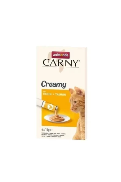 Carny Tavuk & Taurin Sıvı Kedi Ödülü 15 Gr 6 Adet