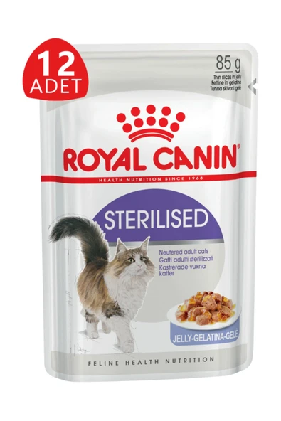 Sterilised Jelly Kısırlaştırılmış Kedi Konservesi 12 Adet 85 gr