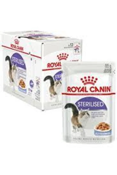 Royal Canin Jelly Sterilised Kısırlaştırılmış Yaş Kedi Maması 85 gr X 12 Adet