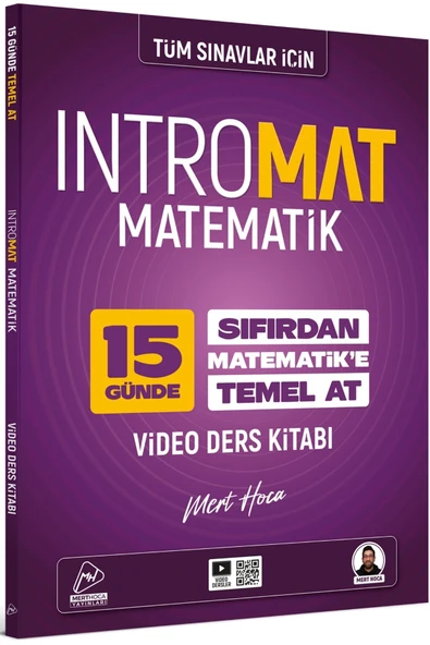 Mert Hoca Yayınları Tüm Sınavlar İçin IntroMat Matematik Video Ders Kitabı