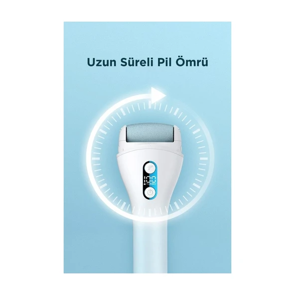 LED Ekran Göstergeli Turbo Modlu Su Geçirmez Ayak Bakım Törpüsü - 4