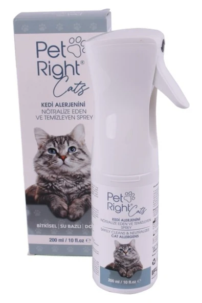 Pet Right Cats Kedi Alerjinini Nötralize Eden Sprey
