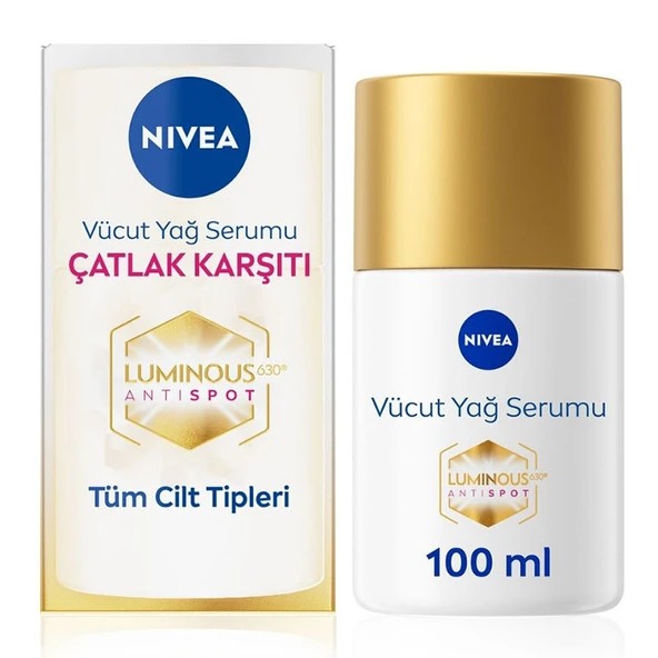 Nivea Luminous630 Çatlak Karşıtı Vücut Yağ Serumu 100 ml ürün görseli