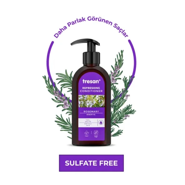 Tresan Biberiye Canlandırıcı Sülfatsız Bakım Saç Kremi 300 ml - Resim 2