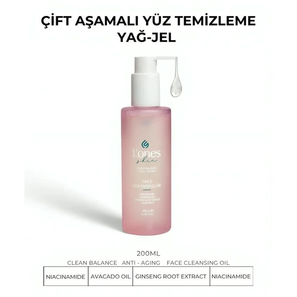 Lones Clean Balance Cleansing Oil 200 ml - Resim 2