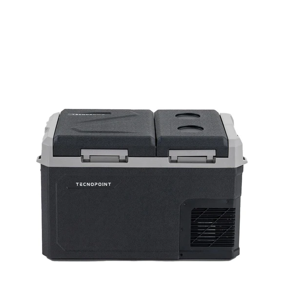 TC21-18 Çift Kapaklı 50 Litre Taşınabilir Araç Buzdolabı 12V/24V/220V Uyumlu - Resim 9