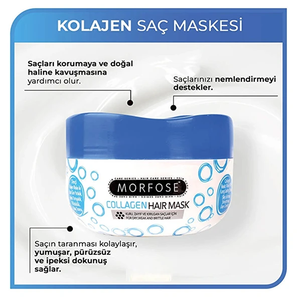 Morfose Collagen Hair Mask 500 ml - Resim 2