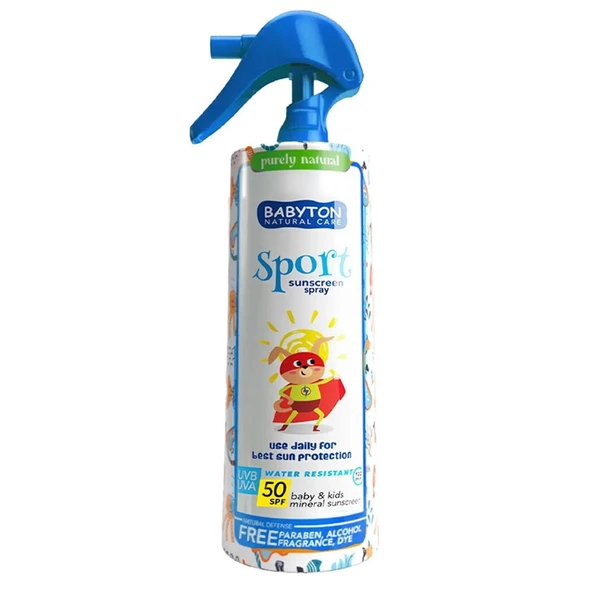 Babyton Suya Dayanıklı Spf 50 Güneş Koruyucu Sprey 200 ml ürün görseli