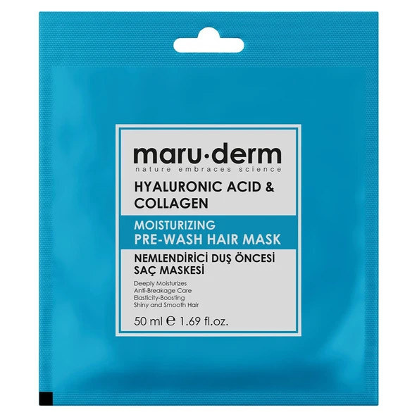 Maruderm Hyalüronik Asit ve Kolajen Duş Öncesi Saç Maskesi 50 ml ürün görseli