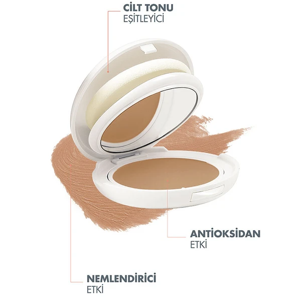 Avene SPF 50 Renkli Güneş Koruyucu Compact Krem Fondöten 10 gr - Sable - Resim 2