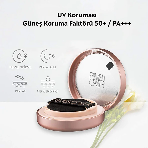 Hanskin Blemish Cover Conceal Cushion - No23 Cream 11 g - Resim 2